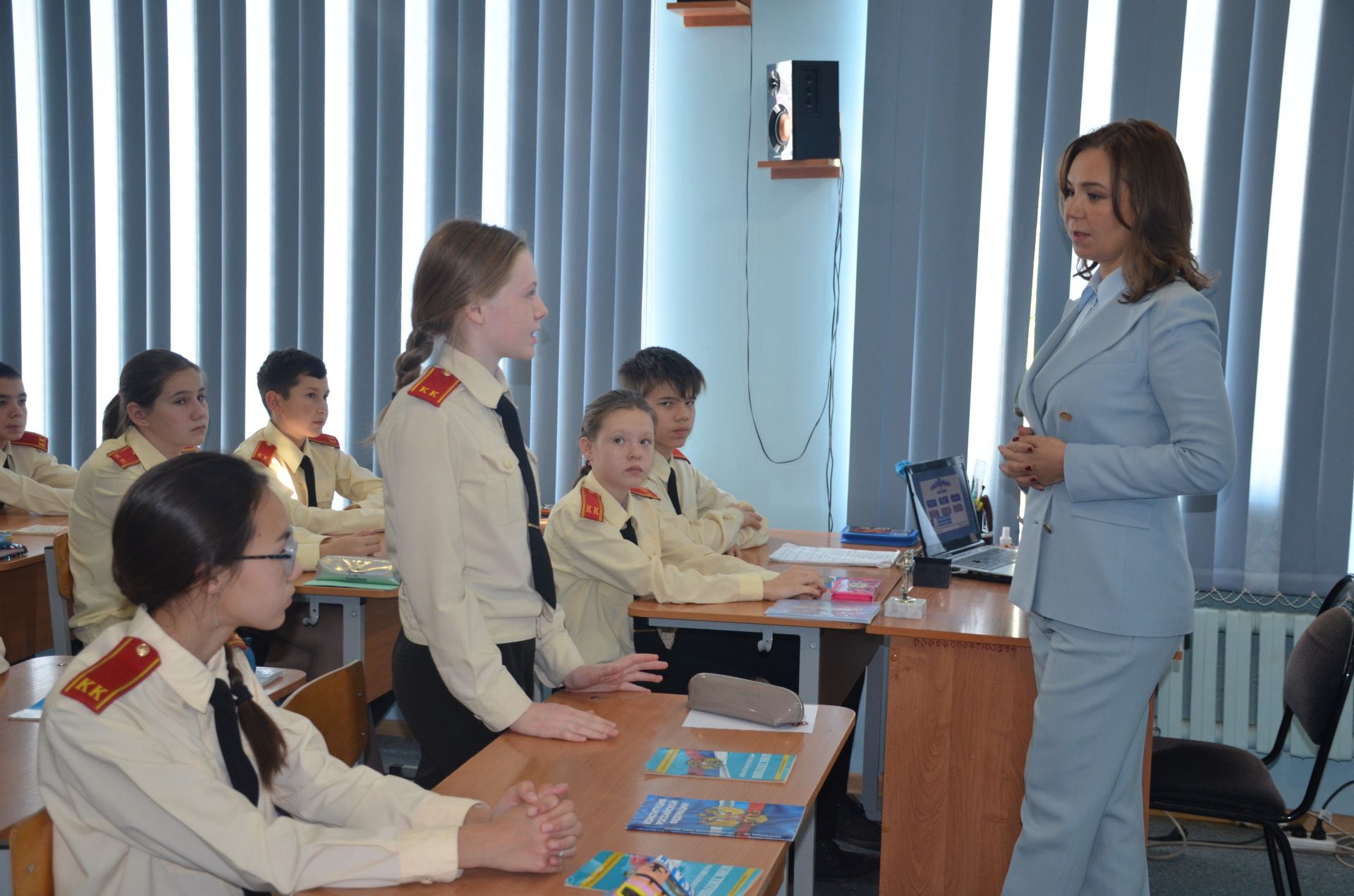 Депутат Госдумы России провела уроки в агрызской школе