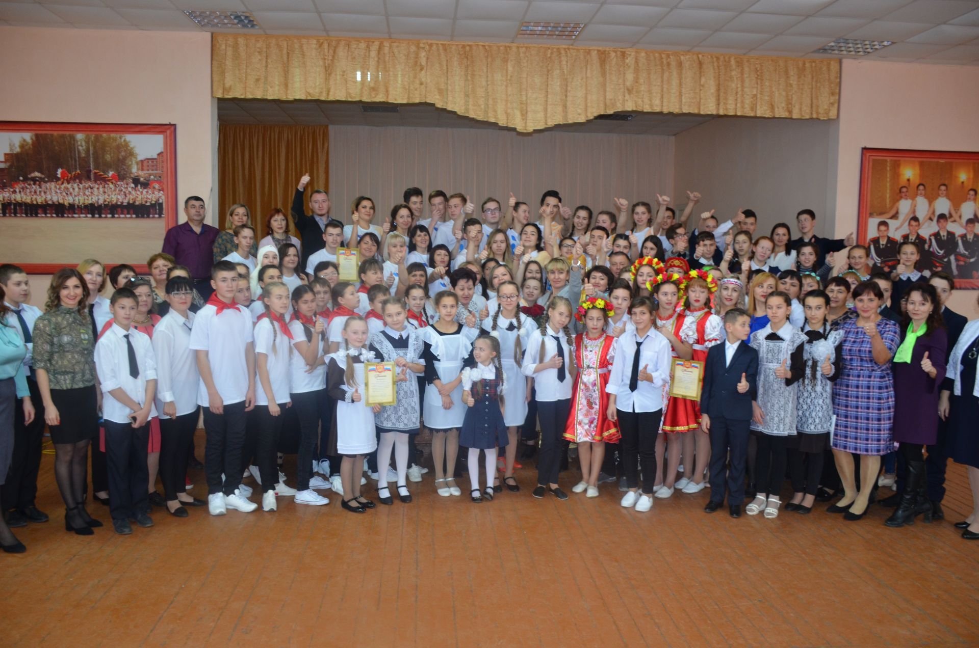 Ученики Девятернинской школы отмечены самым сплоченным коллективом на конкурсе родительских комитетов