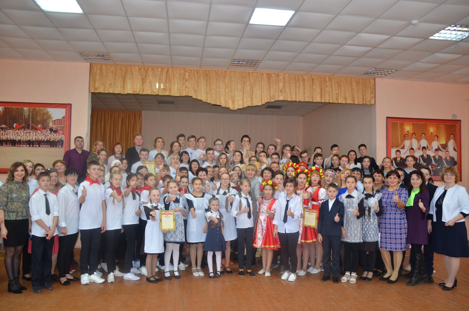 Ученики Девятернинской школы отмечены самым сплоченным коллективом на конкурсе родительских комитетов