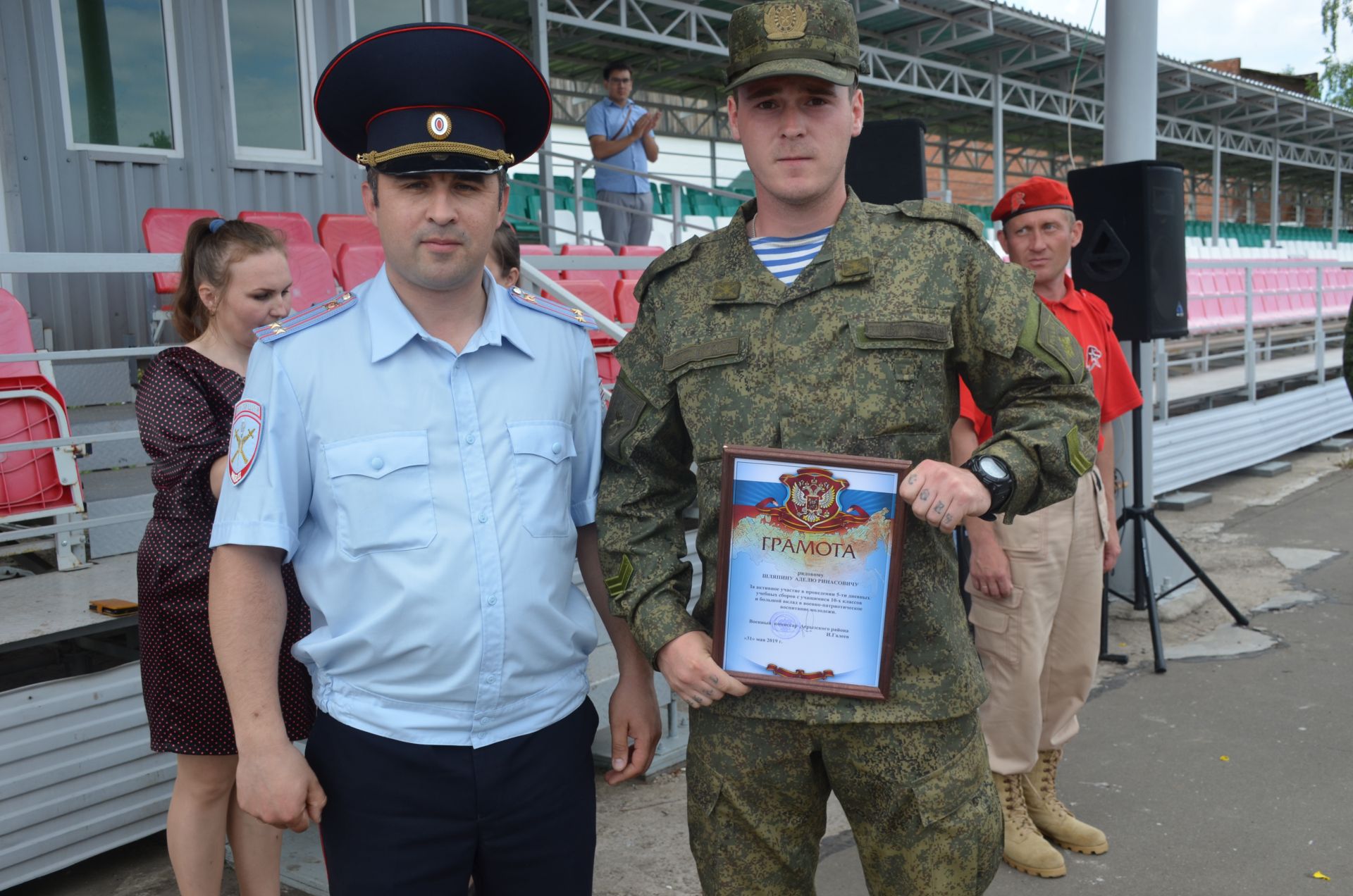 В Агрызском районе завершились традиционные пятидневные военно-полевые сборы