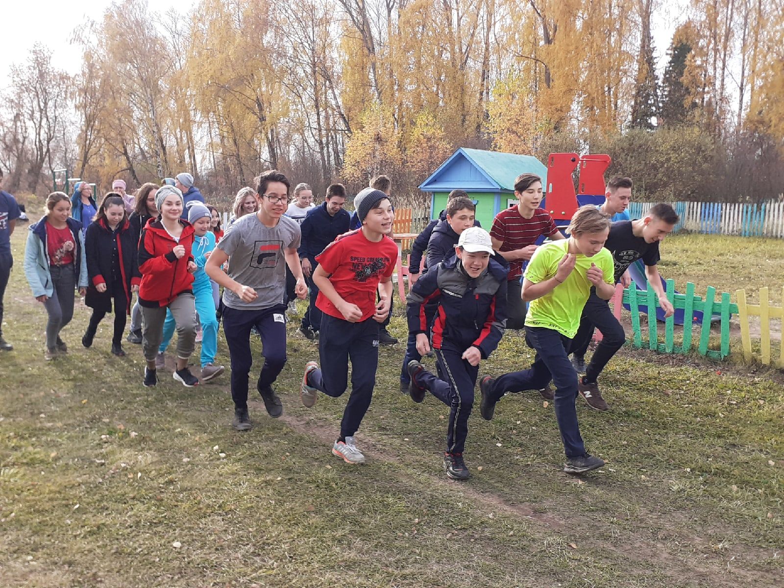 В Кадыбашской школе состоялся "Кросс Татарстана-2020"