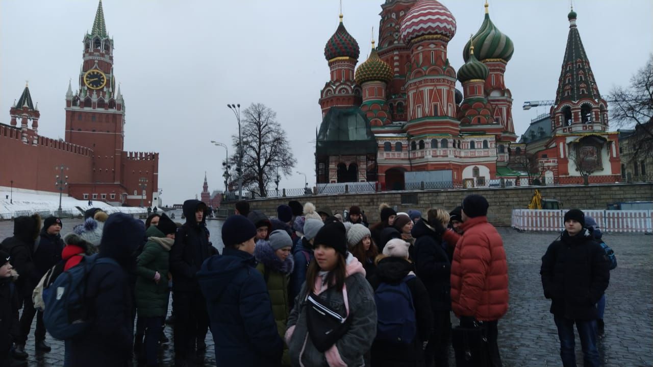 Агрызские школьники ездили в Москву и делятся фотографиями