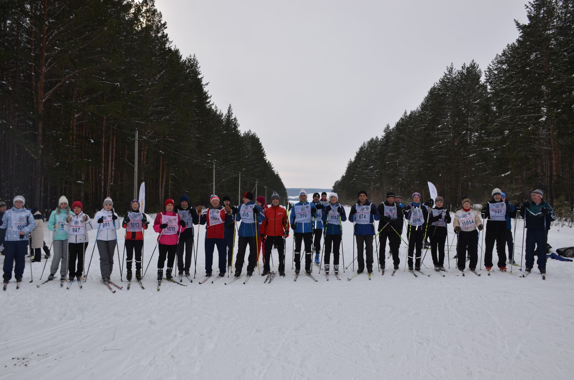 Любители спорта в Агрызском районе собрались на «Лыжне Татарстана - 2020»