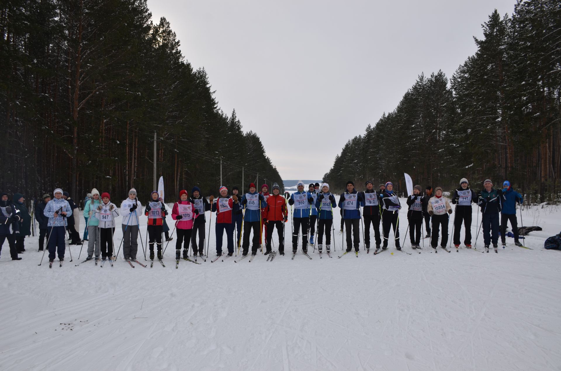 Любители спорта в Агрызском районе собрались на «Лыжне Татарстана - 2020»