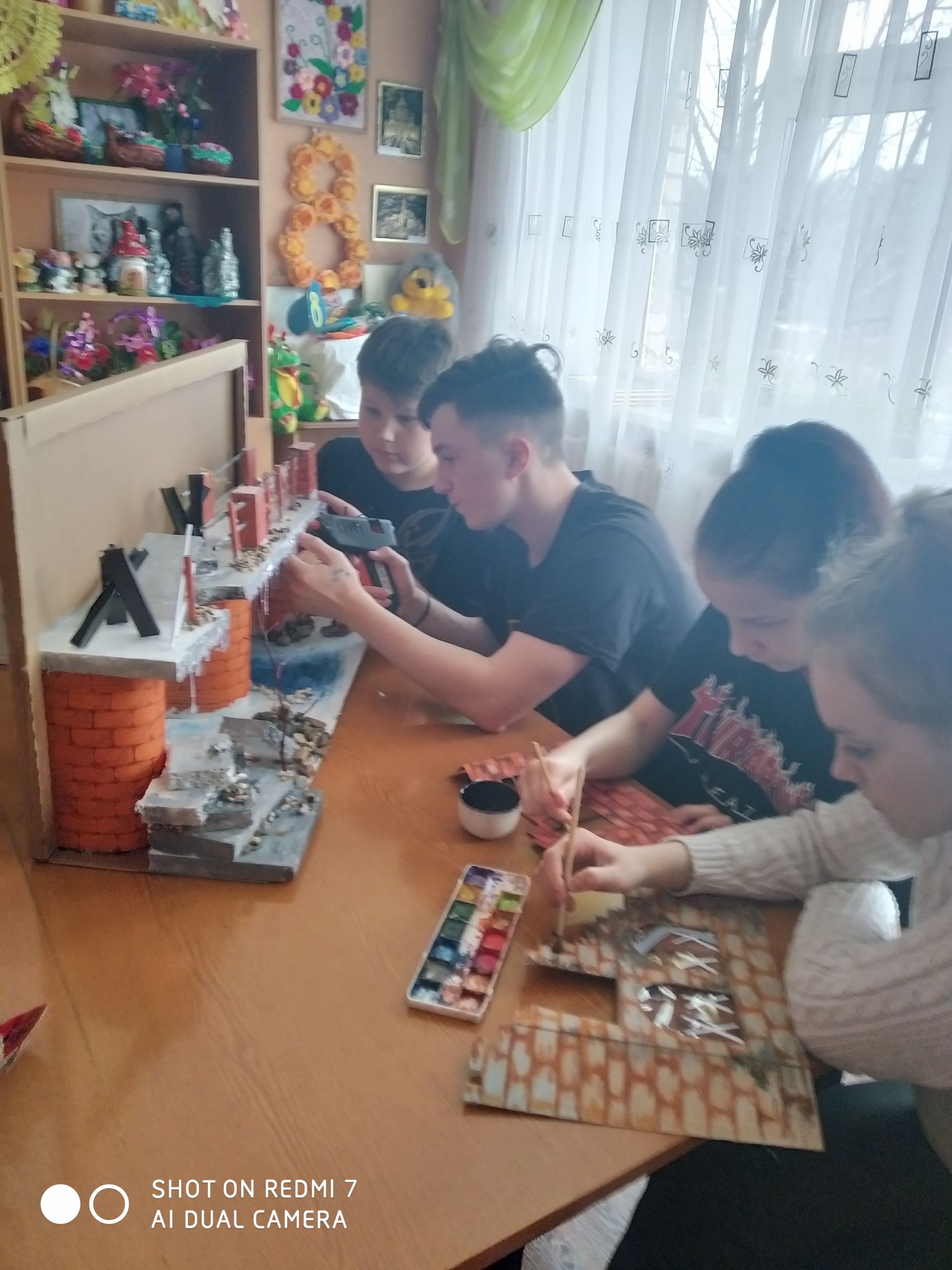 Ребята из Агрызского района смастерили макет "Блокада Ленинграда"