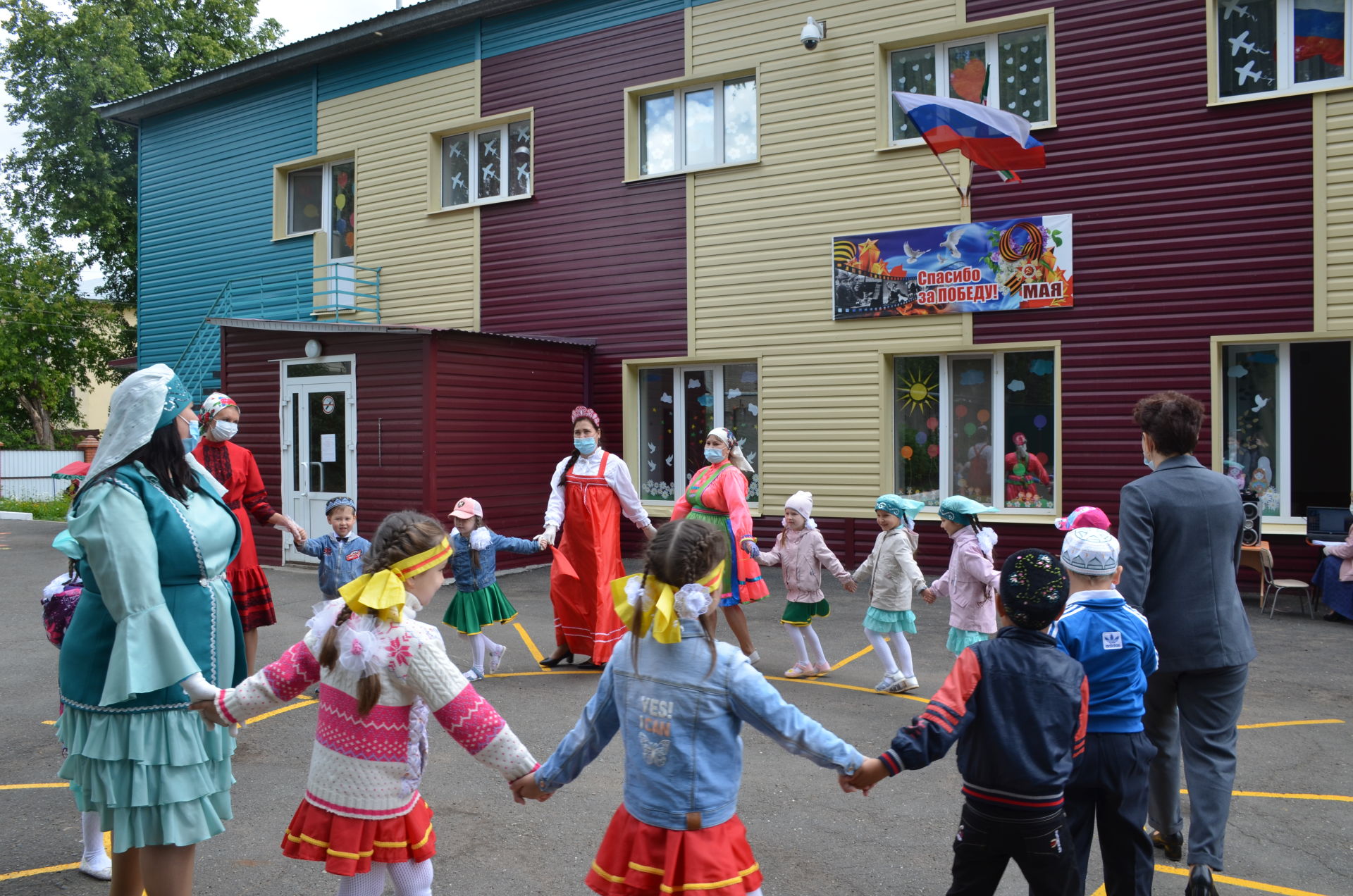 В детском саду №8 г.Агрыза прошел национальный праздник Сабантуй