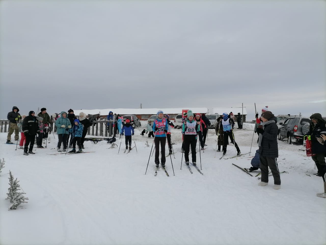 В селе Пелемеш прошли соревнования по лыжным гонкам