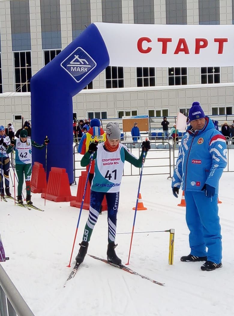 Зинаида Николаева из Байтуганово показала лучший результат по лыжным гонкам