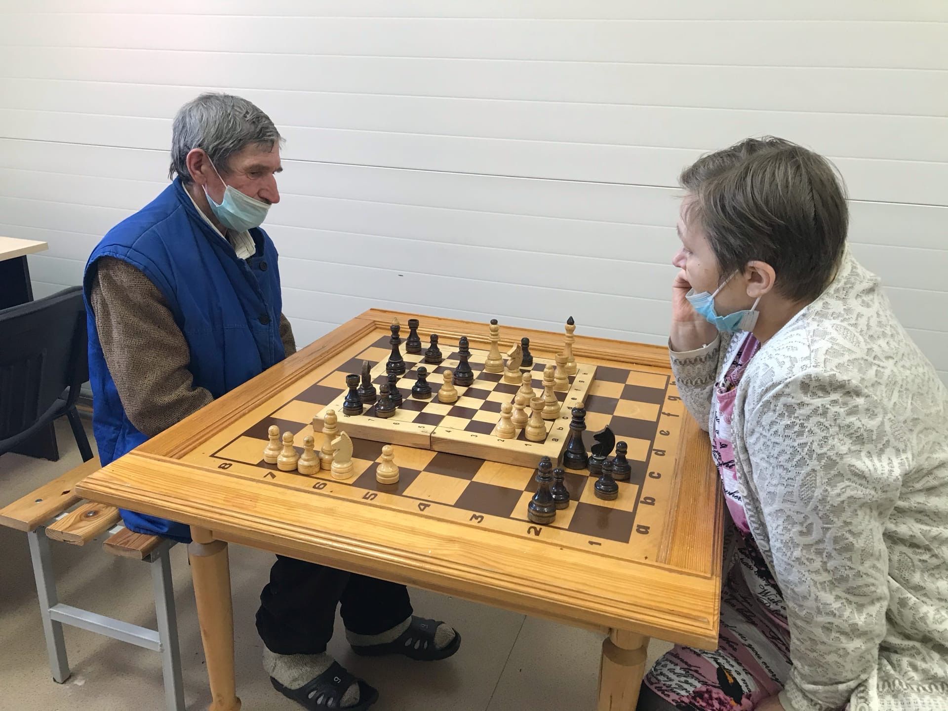 Пенсионеры района собрались на шахматные состязания