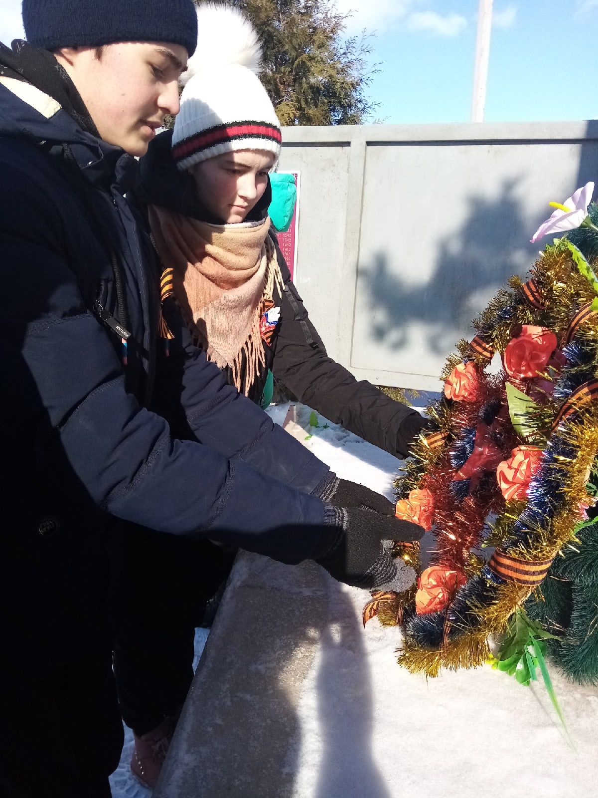 Школьники Агрызского района встретили БРДМ-2