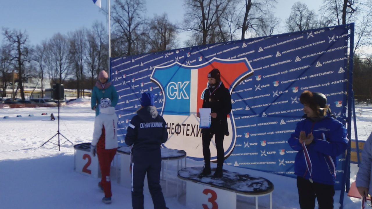 Агрызские спортсмены приняли участие в Нижнекамском лыжном марафоне