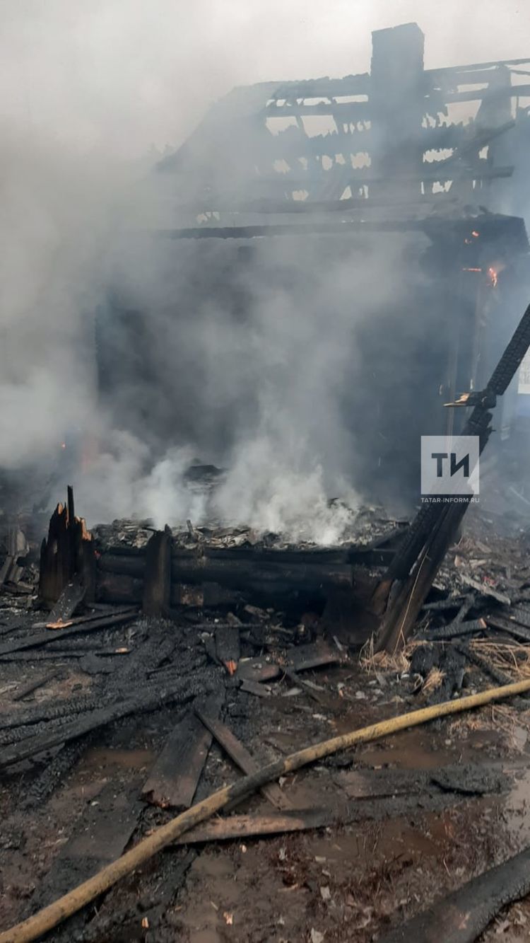 В Агрызском районе произошел пожар, погиб мужчина