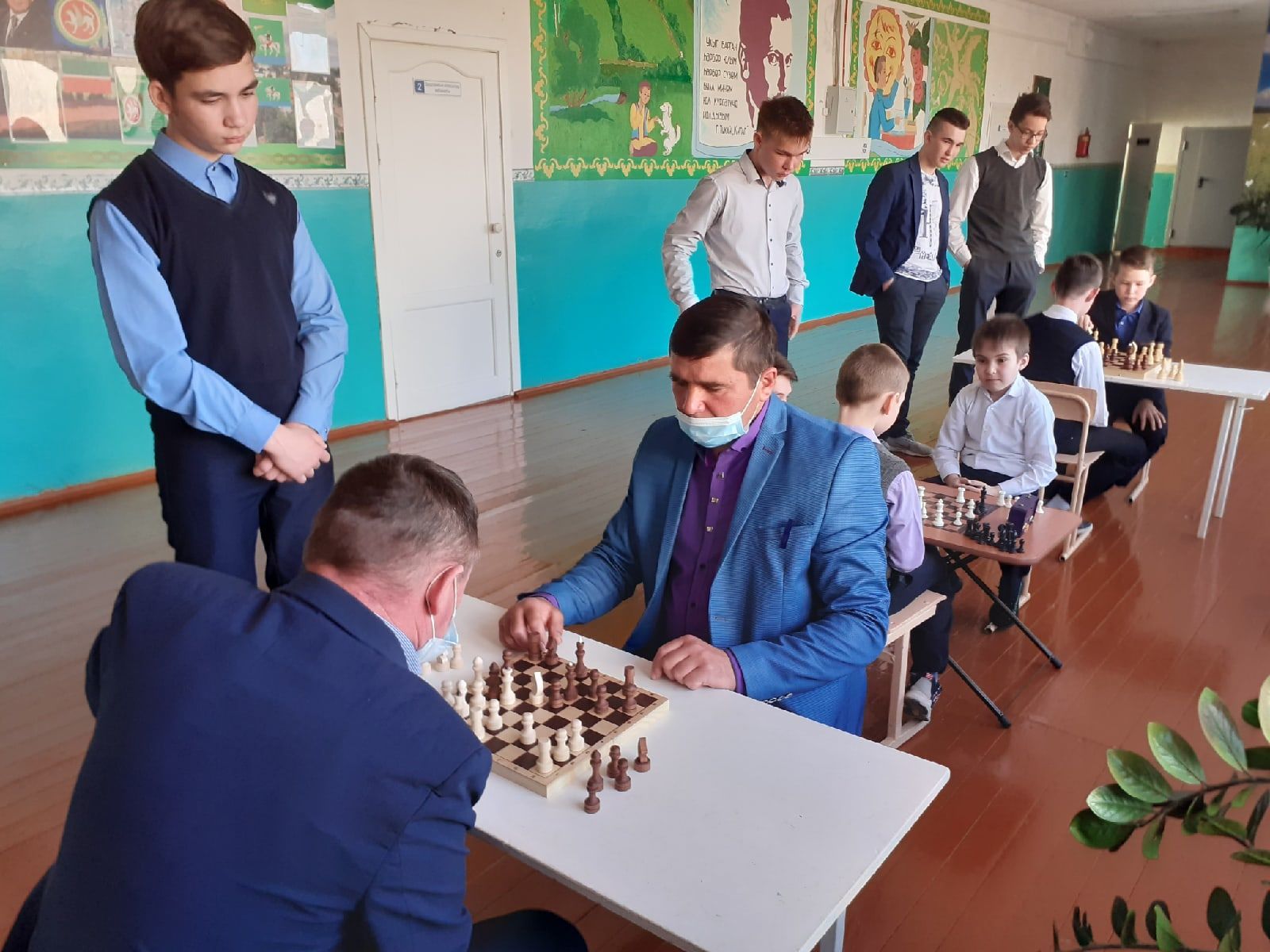 Кадыбаш мәктәбендә шахмат зонасы ачылды