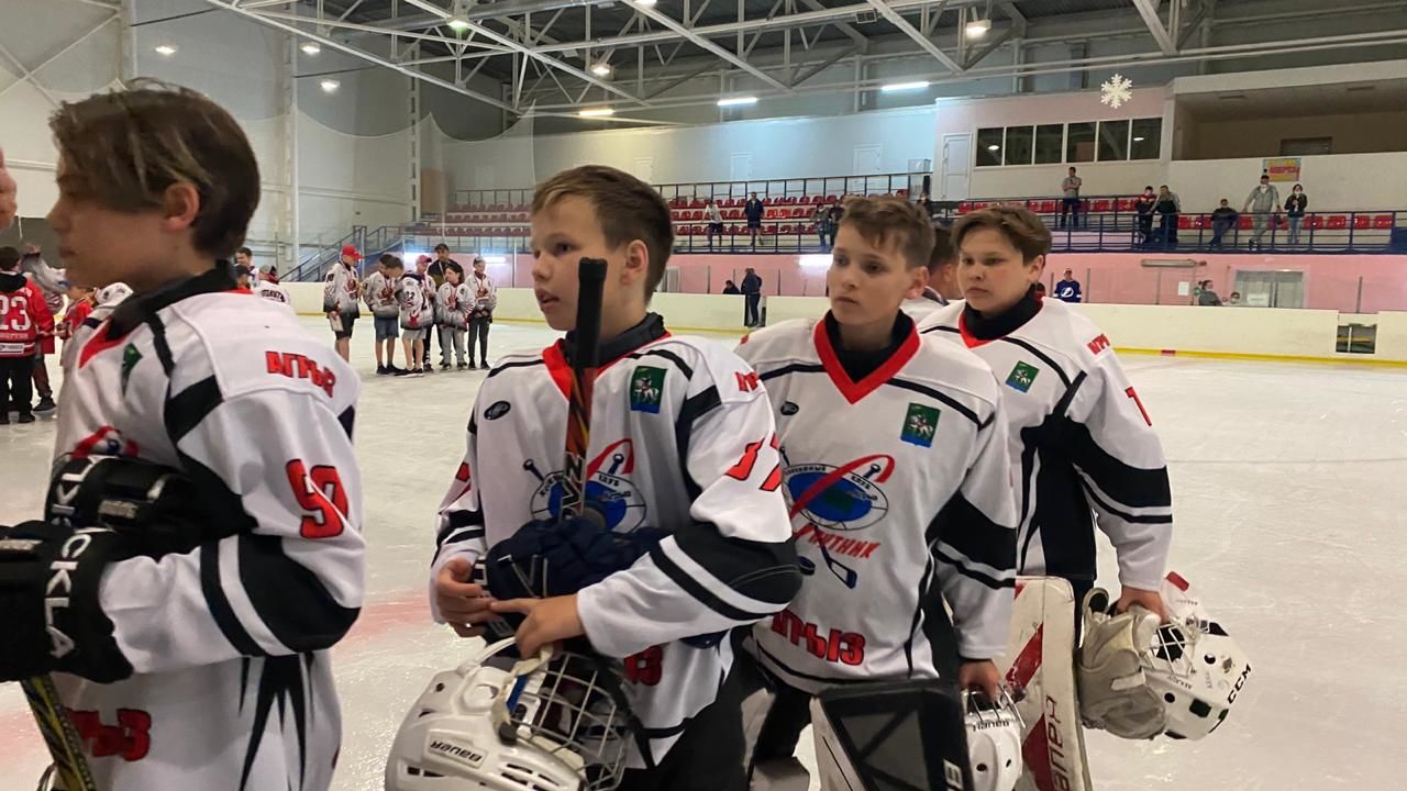 Агрызский "Спутник" - победитель Открытого хоккейного турнира