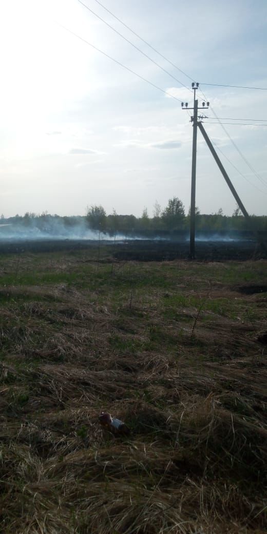 Пожарные Агрыза боролись с огнем в течение часа