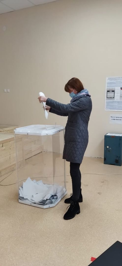В селе Биктово выборы проходят в здании нового клуба