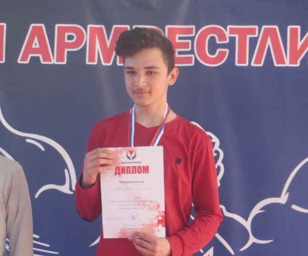 Рустам Козиев стал обладателем разряда "Кандидат в мастера спорта"