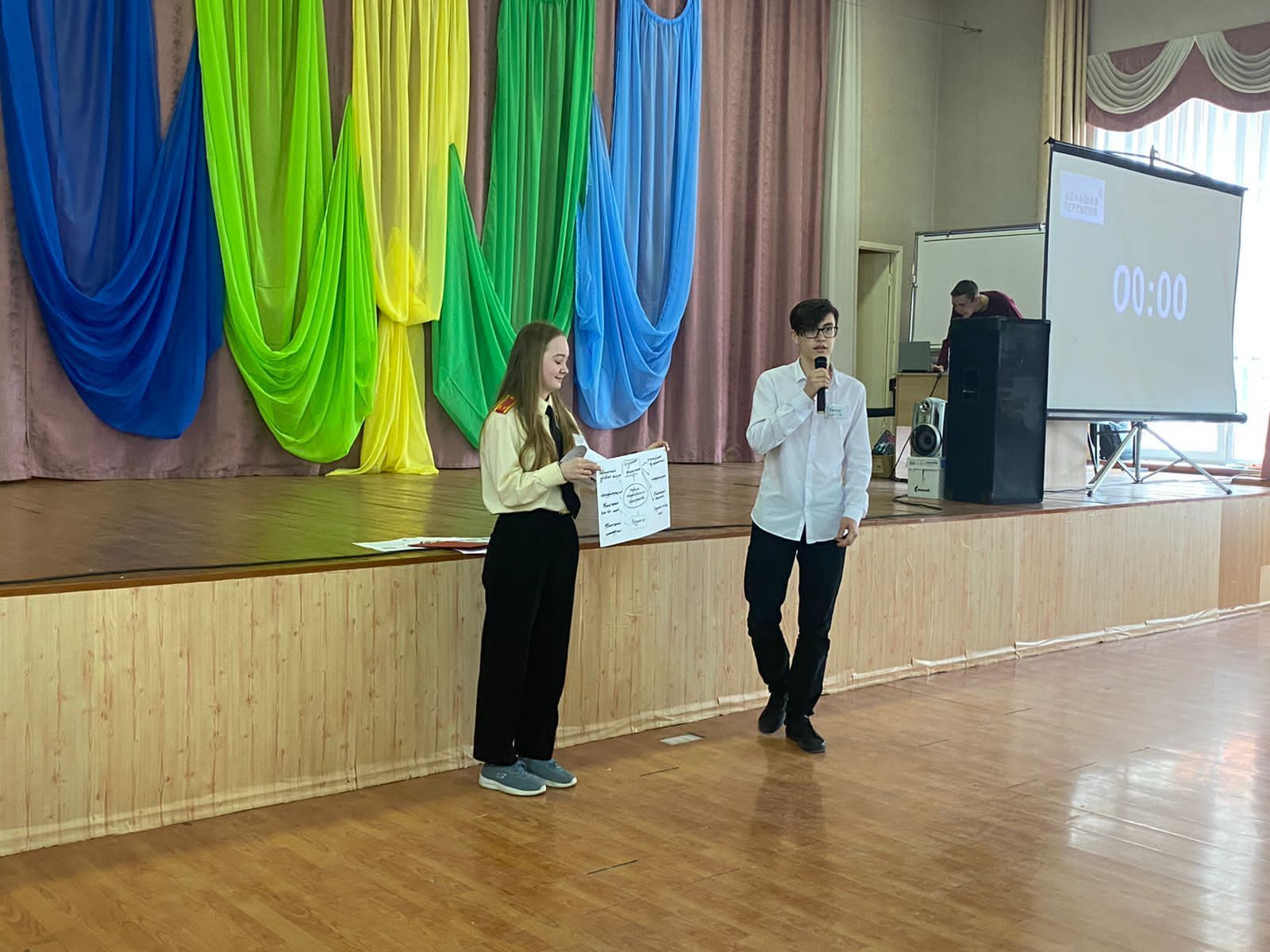 Победитель Всероссийского конкурса "Большая перемена" Никита Филиппов провёл  мастер-класс для учащихся
