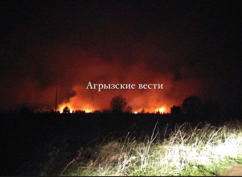 В Агрызском районе произошел крупный пожар (ФОТО)