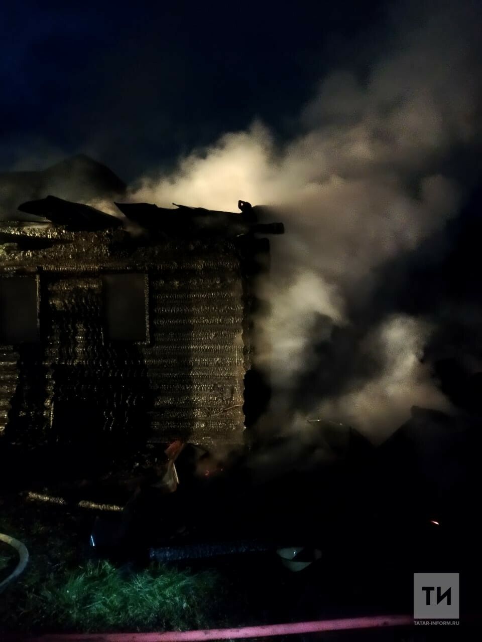 На пожаре в Агрызском районе погиб человек
