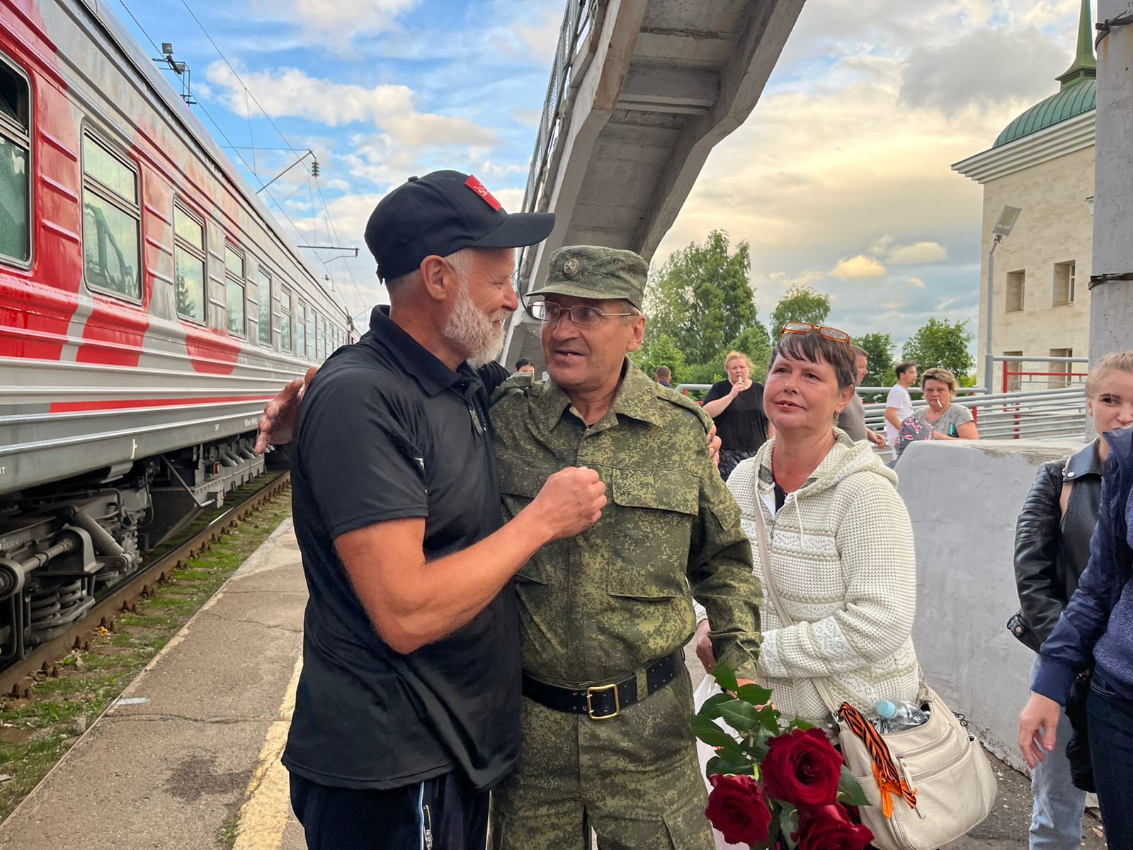 В Агрызе встретили добровольца, вернувшегося со спецоперации на Украине