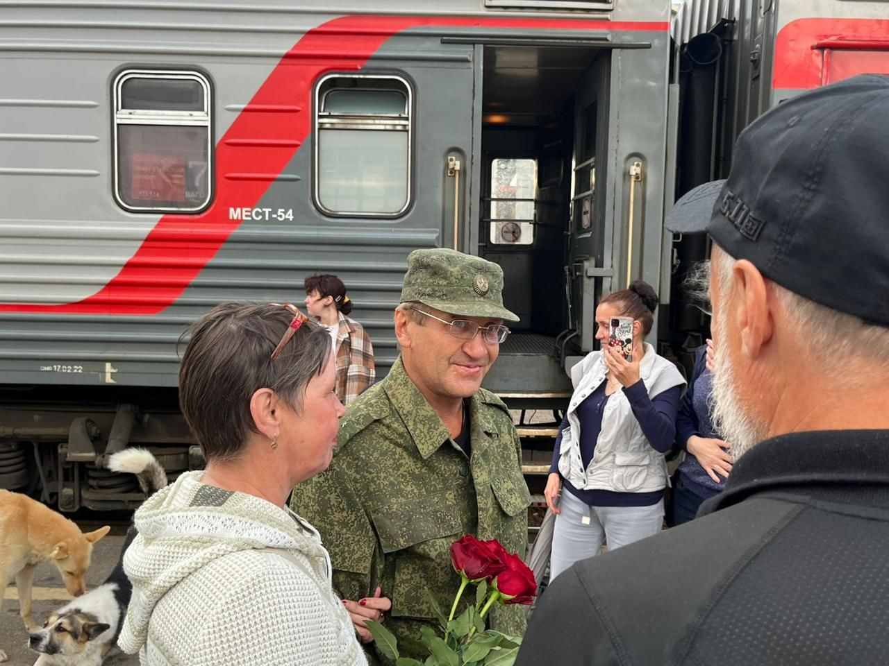 В Агрызе встретили добровольца, вернувшегося со спецоперации на Украине