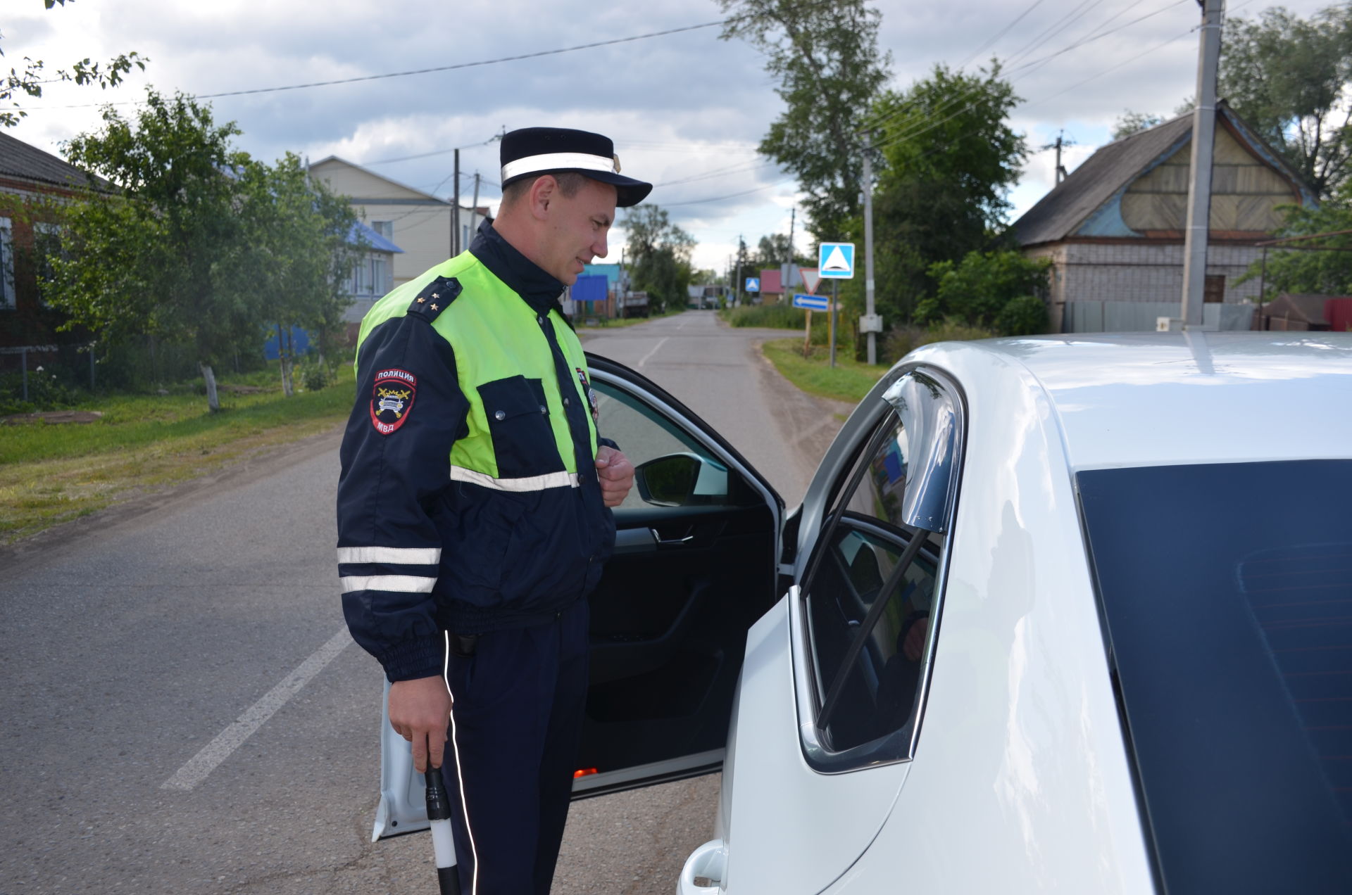 Инспектор ГИБДД Сергей Тукаев с детства готовился к службе в полиции