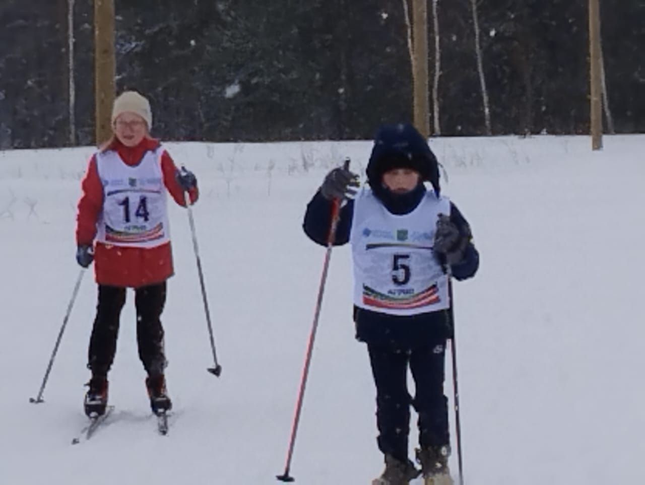 В Кулегаше прошли традиционные лыжные гонки на призы Деда Мороза