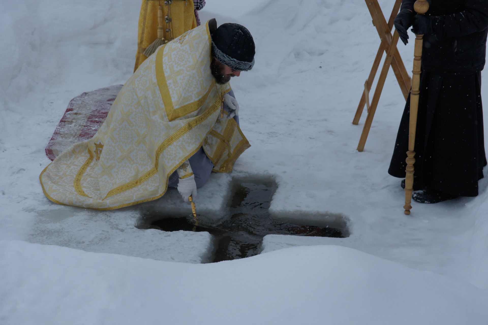 В Агрызе совершено Великое освящение воды