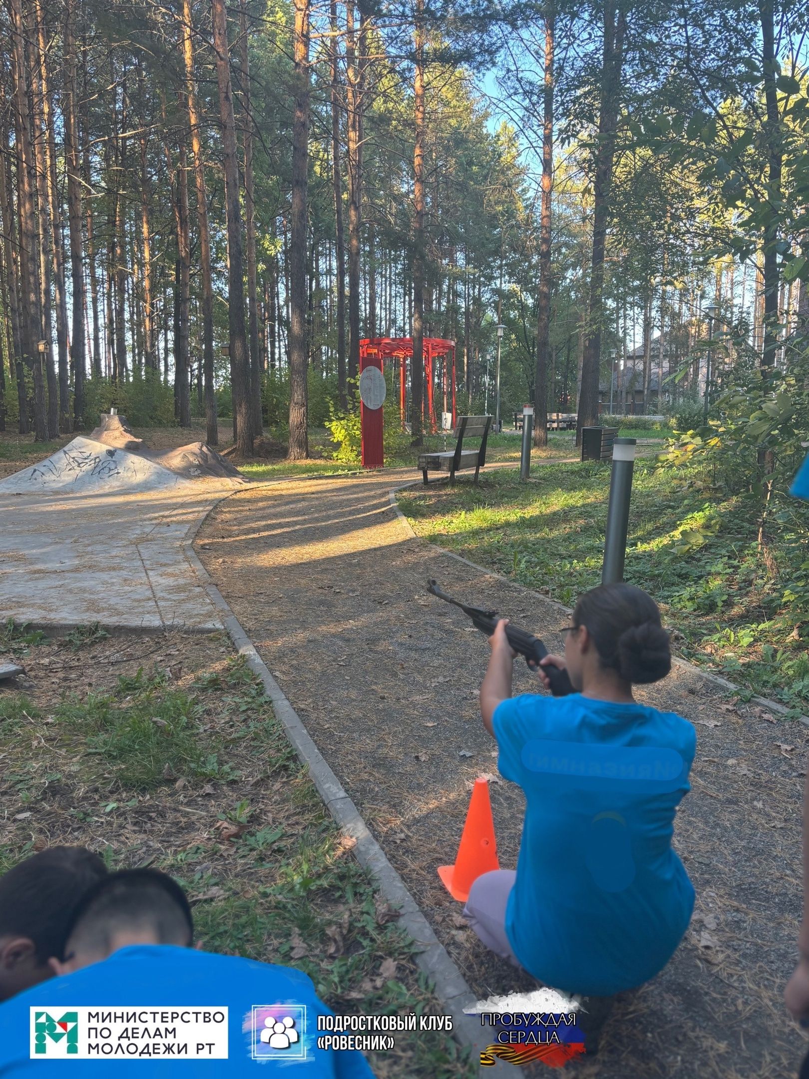 В Агрызе прошла военно-патриотическая игра «ZаМИР»