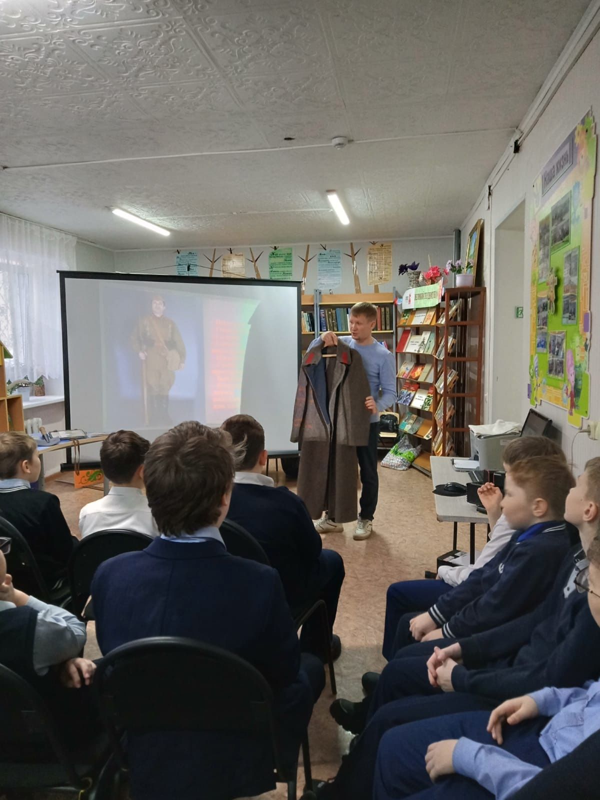 В детской библиотеке прошла тематическая встреча «На привале»