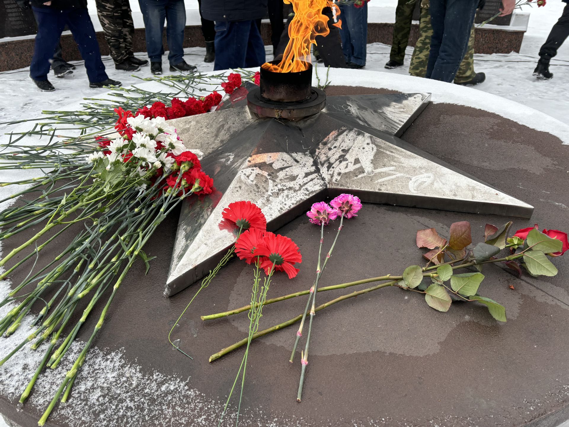 В Агрызе состоялась Акция Памяти в честь воинов - интернационалистов