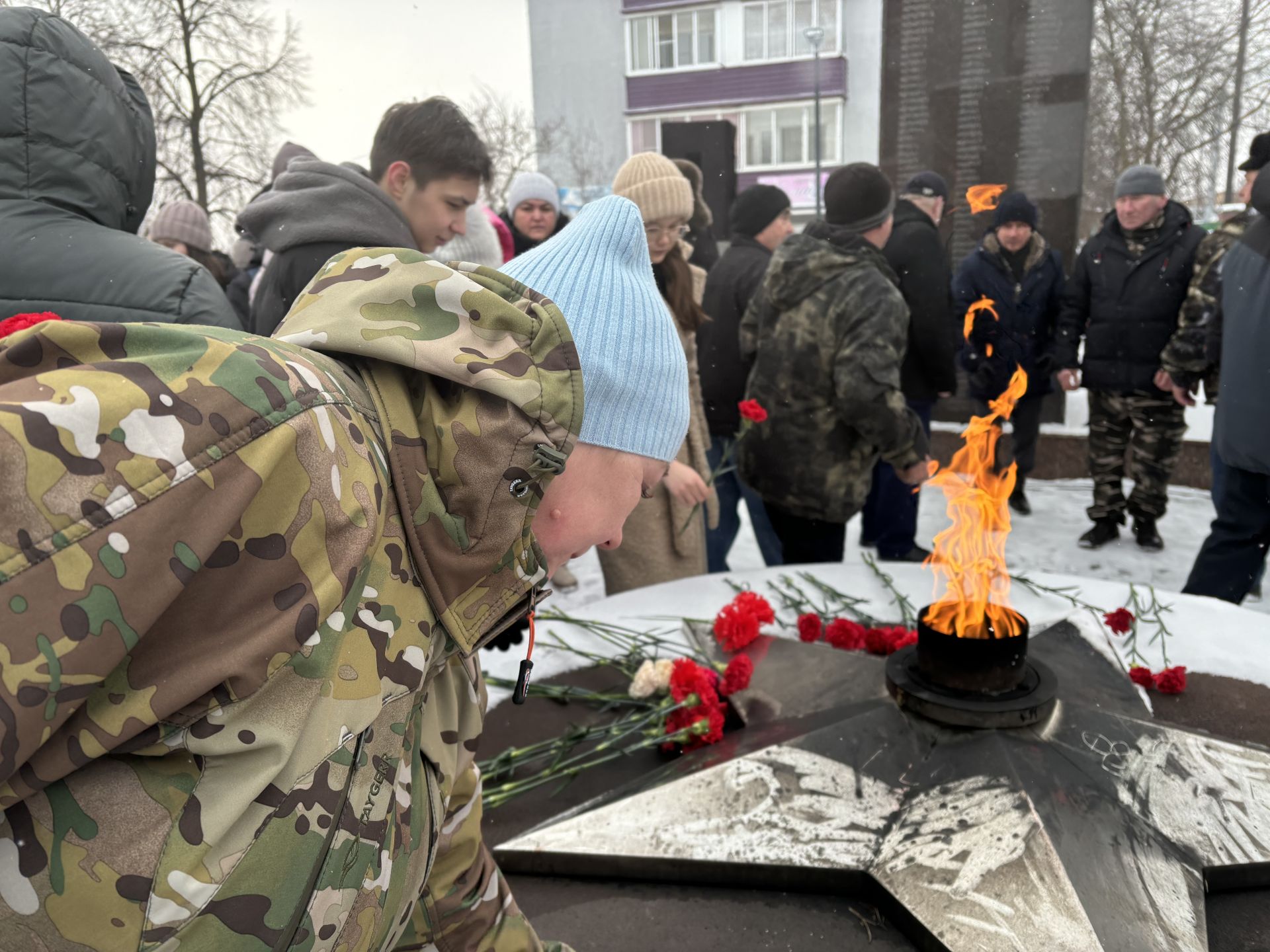 В Агрызе состоялась Акция Памяти в честь воинов - интернационалистов