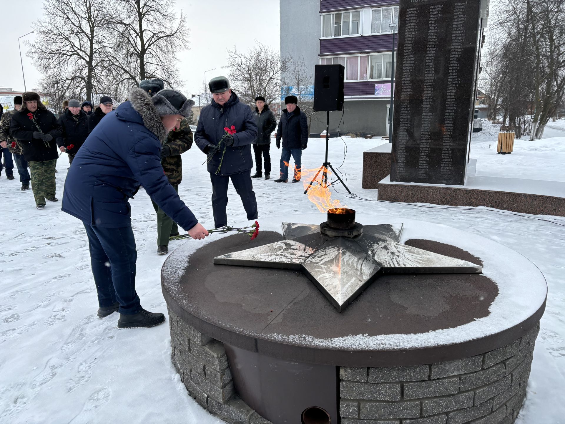 В Агрызе состоялась Акция Памяти в честь воинов - интернационалистов
