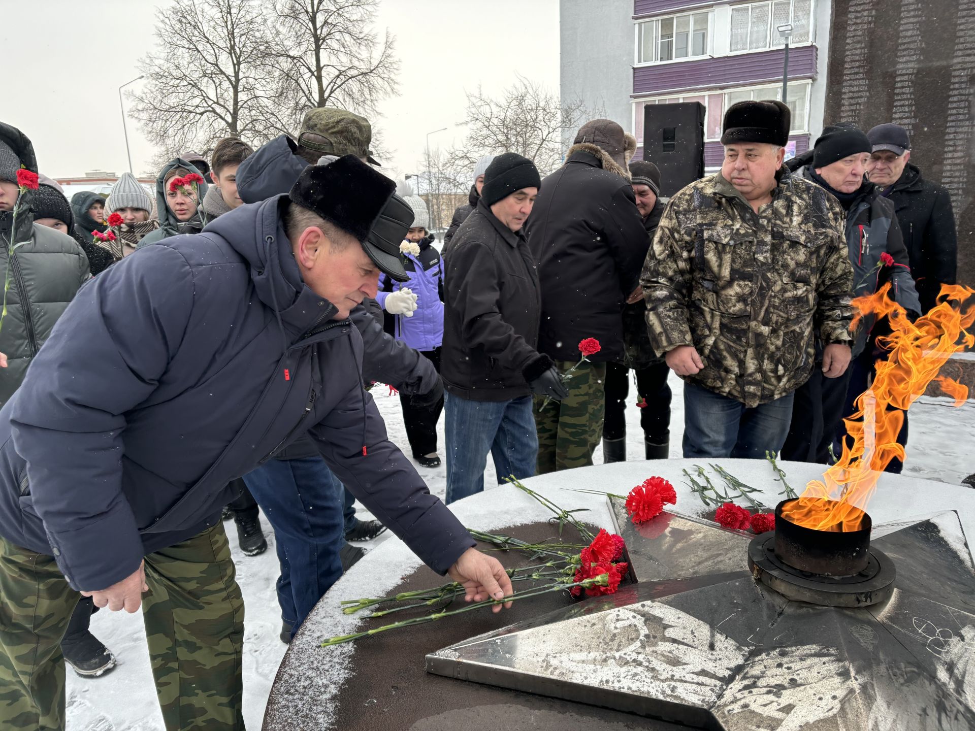 В Агрызе состоялась Акция Памяти в честь воинов - интернационалистов