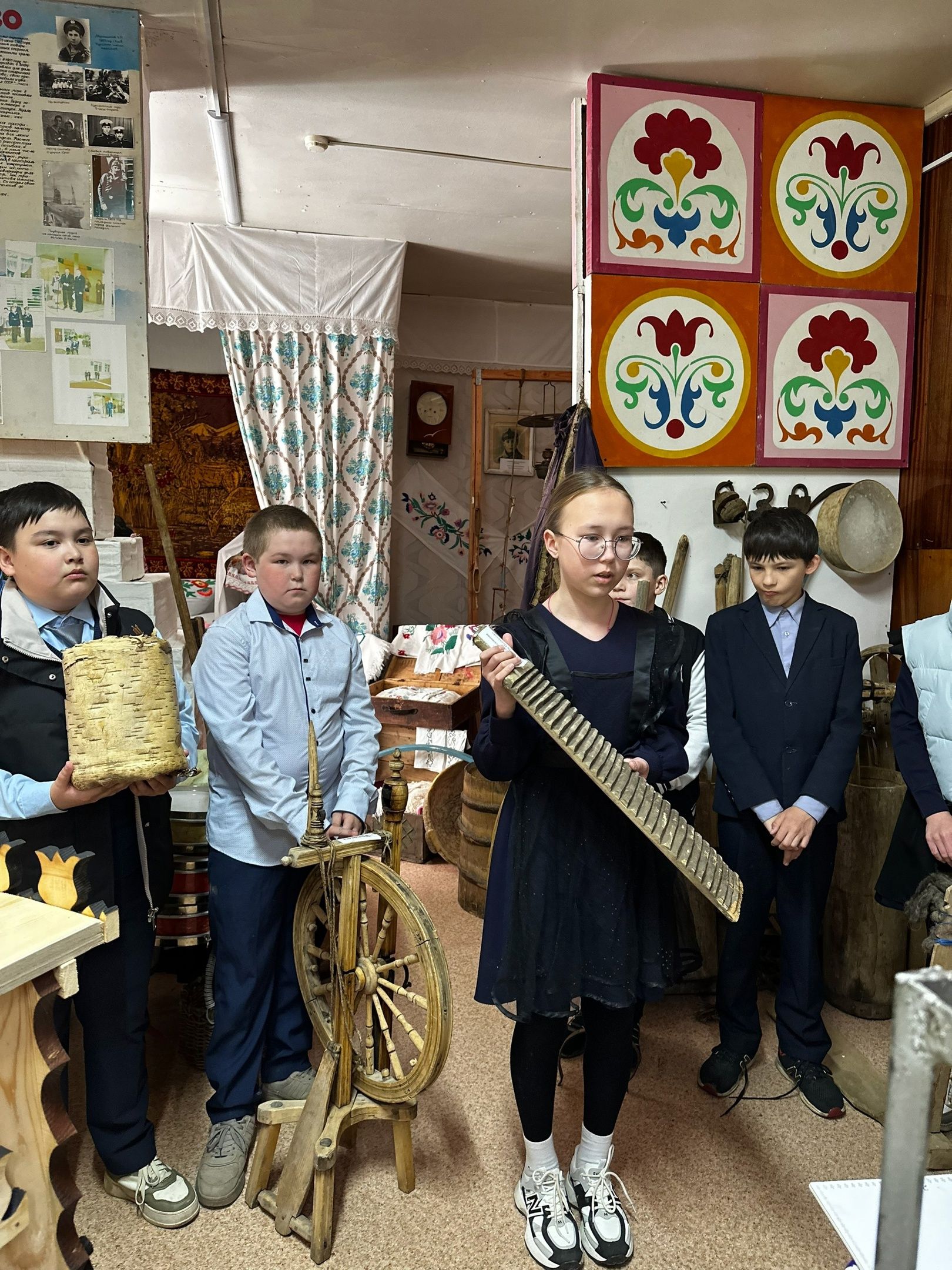 Көчек мәктәбендә «Искергән сүзләр» темасына музей дәресе узды