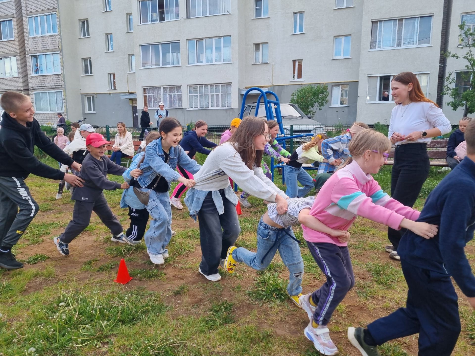 В ТОС «Дружный двор» прошло веселое мероприятие для детей