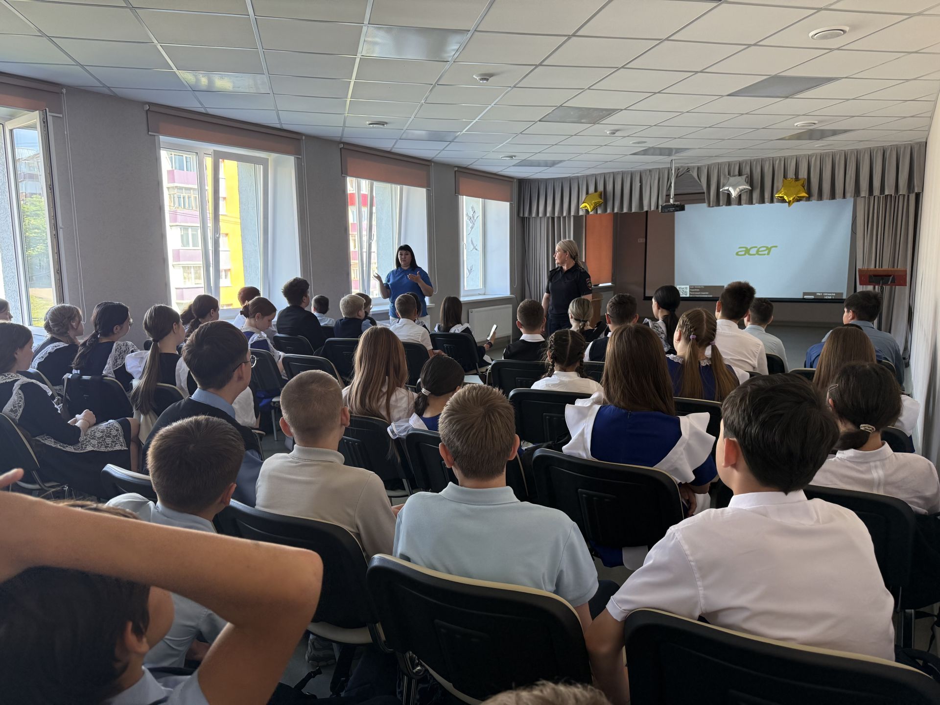 В школе №4 Агрыза прошла беседа по ПДД в рамках акции «Внимание — дети!»