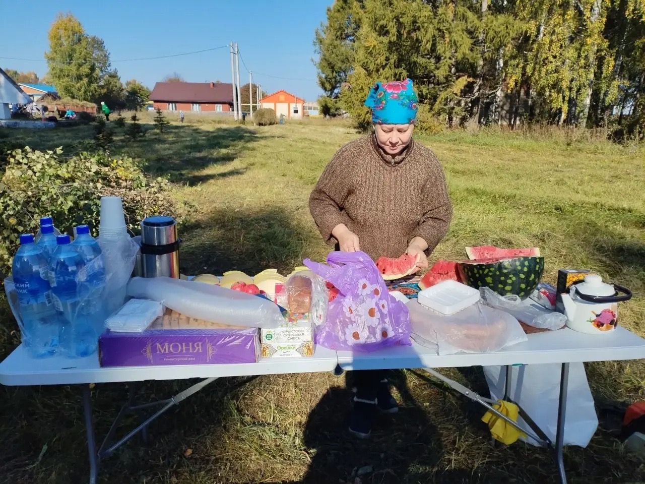Салагыш авылында зур өмә узган