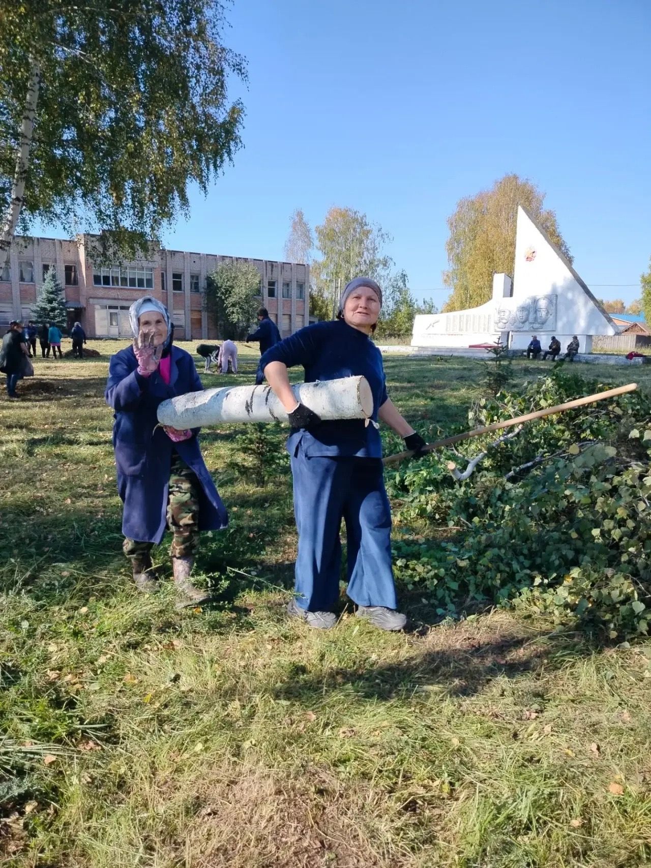 Салагыш авылында зур өмә узган
