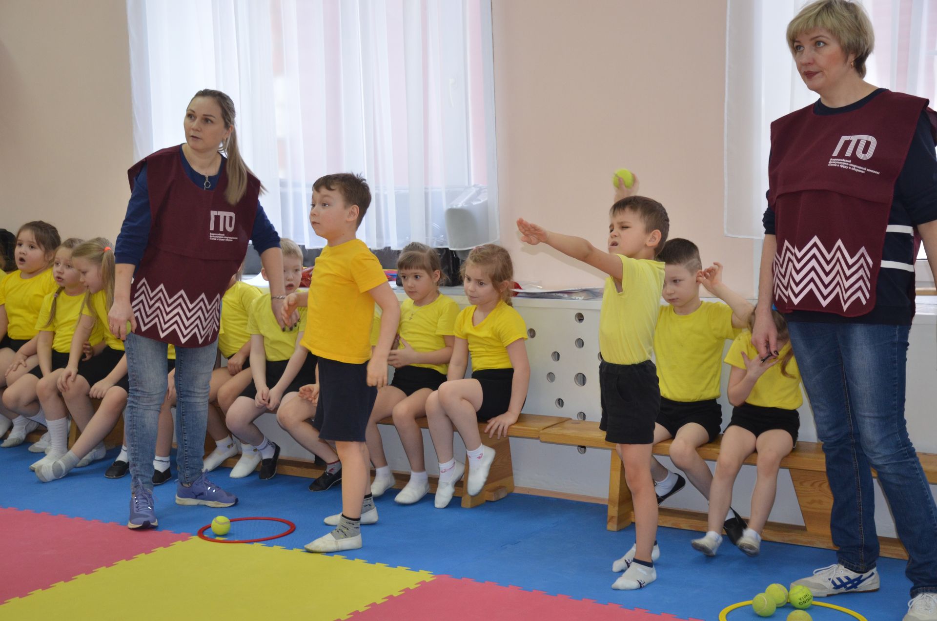 Сдача норм ГТО воспитанниками детского сада №8