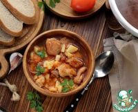 Куриный суп по мотивам «Чахохбили»