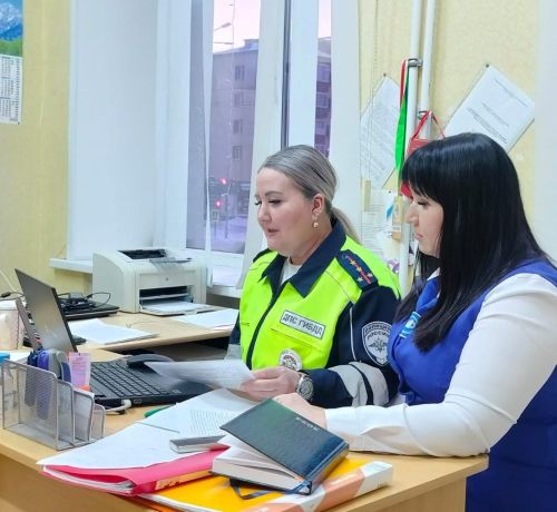 В Агрызе состоялась онлайн-конференция по обеспечению безопасности дорожного движения среди детей в период зимних каникул