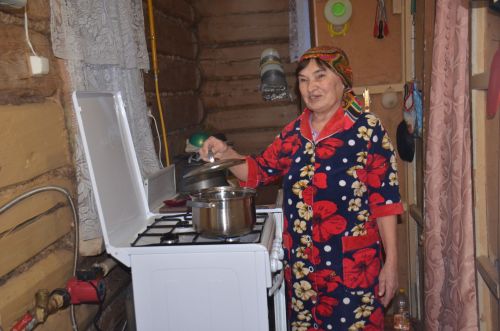 В дом жительницы Кудашева провели газ по программе догазификации