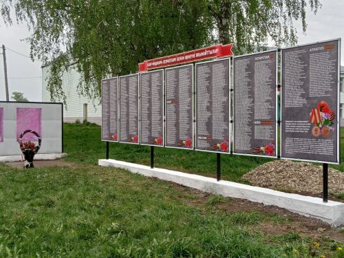 Кадыбаш авылында Хәтер тактасы ачылды