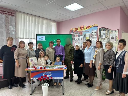 В Агрызском районе состоялось торжественное открытие «Парты Героя»