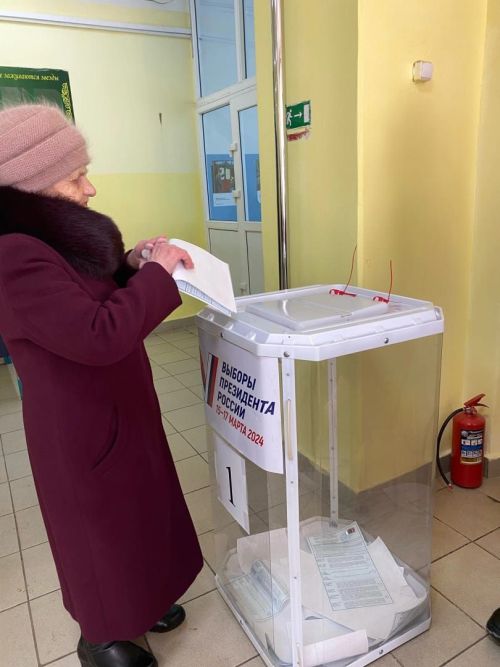 Представители преклонного возраста активно голосуют на выборах