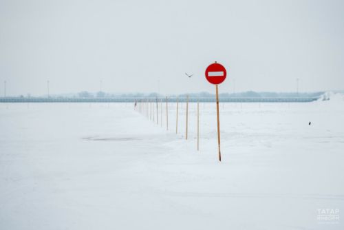 В Татарстане закрылись все ледовые переправы