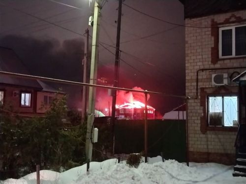 Появились подробности пожара в Агрызе по улице Восточной