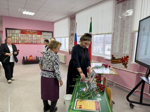 В Кучуковской школе состоялось открытие «Парты Героя»